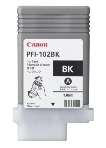 Canon Originale Toner Canon Pfi-102bk Svart Canon Originale Toner Canon Pfi-102bk Svart