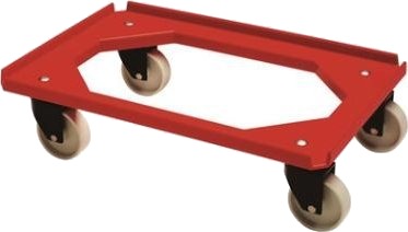 Tralle Mini Moove 60X40 Cm 4 Hjul Standard Abs Pp Rød,Stk