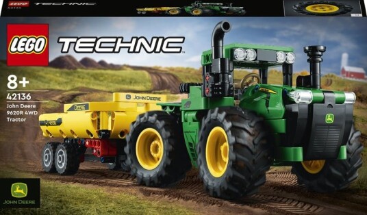LEGO Technic 42136 John Deere 9620R-traktor med firehjulstrekk LEGO Technic 42136 John Deere 9620R-traktor med firehjulstrekk