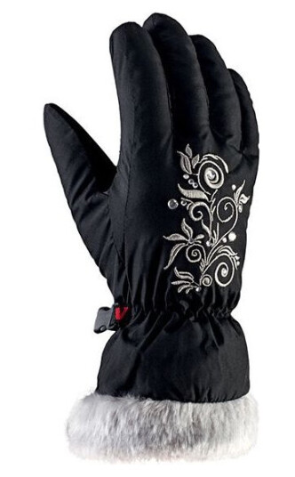 Viking Girls' Gloves Natty Black S. 6 (120/18/0120)