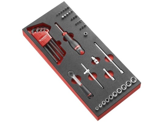 Facom Socket Adapter Sæt 1/4 (6,3 Mm) 46 Dele Modm.R161-36