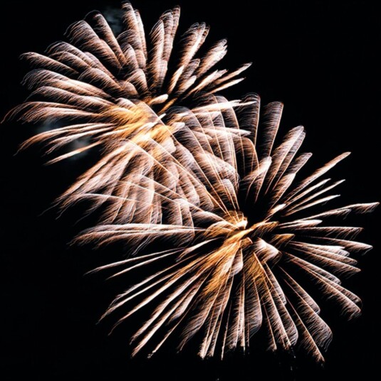 Golden Firework lunsjservietter