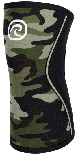 Rehband RX Knee-Sleeve 5mm, knestøtte XS BLACK/CAMO