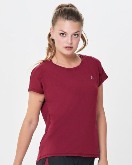 Only Play Aubree Loose Training Tee - Rhododendron - S