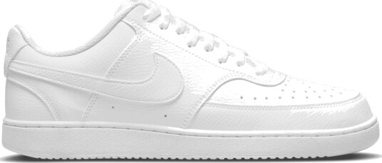 Nike Court Vision Low, sneaker herre 40.5 White/White-White Nike Court Vision Low, sneaker herre 40.5 White/White-White