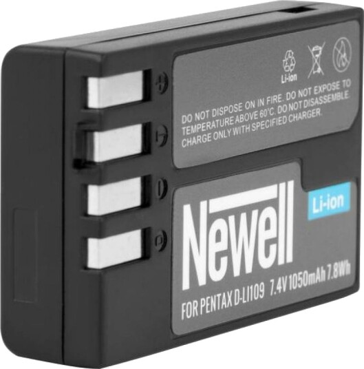 Newell D-Li109 Kamerabatteri for Pentax (Li-ion) - 1050mAh