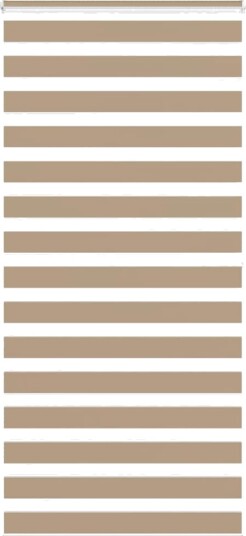 Sebragardin sandbrun 115x200 cm stoff bredde 110,9 polyester