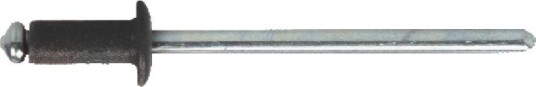 Ejot 130333 Blindnagle AL/ST, konveks Svart, 4x18 mm, 500-pakning, Innfesting