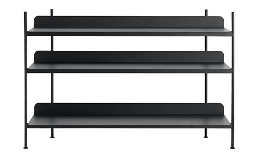 Muuto Compile Hyllesystem 2 Sort Muuto Compile Hyllesystem 2 Sort