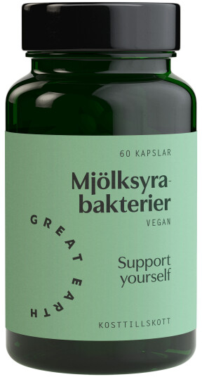 Great Earth Mjölksyrabakterier 60 stk Great Earth Mjölksyrabakterier 60 stk