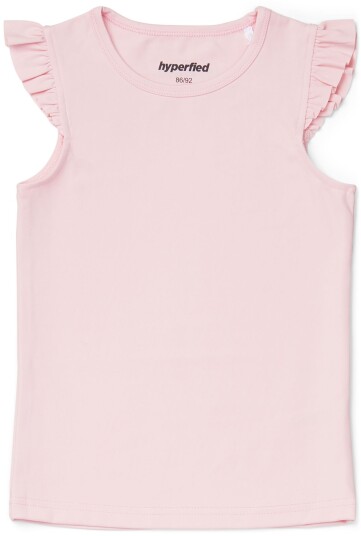 Hyperfied Frill Tank Top Chalk Pink 98-104 Hyperfied Frill Tank Top Chalk Pink 98-104