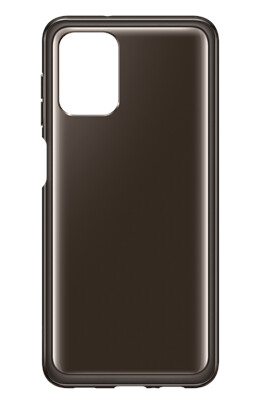 Samsung Galaxy A12 - Soft Clear Cover - Black