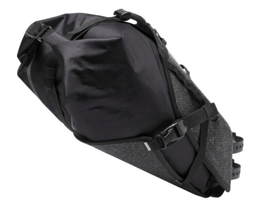 Vaude Trailsaddle Ii, Sykkelsete, Sykkelveske, Nylon, Polyamid, Polyester, Polyethylen, Sort, Grå, 10 L, 450 Mm