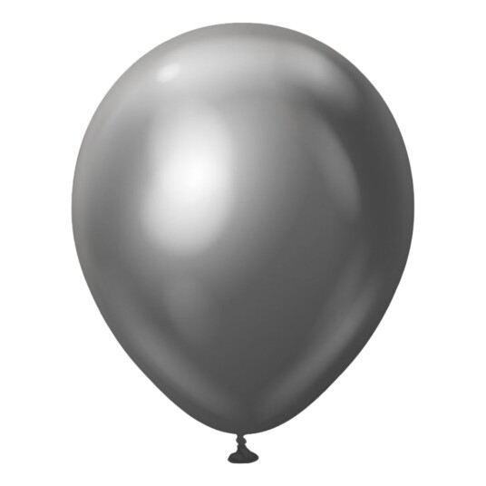 Ballongkungen AB Lateksballonger Professional Space Gray Chrome - 100-pakning