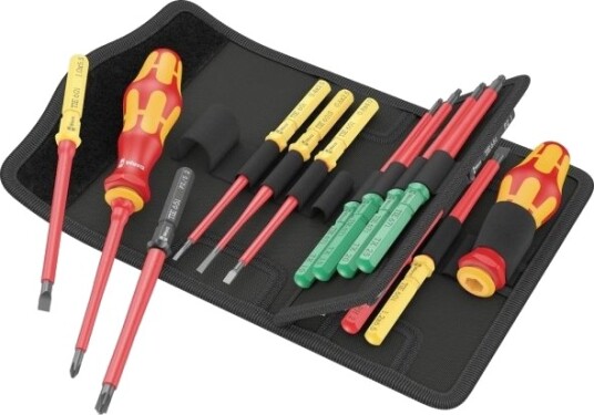 Wera Kraftform Kompakt VDE 17 Universal Skrutrekkersett med 17 Deler Wera Kraftform Kompakt VDE 17 Universal Skrutrekkersett med 17 Deler