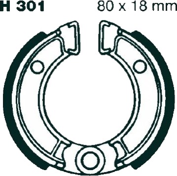 Bremsesko sett EBC Brakes H301