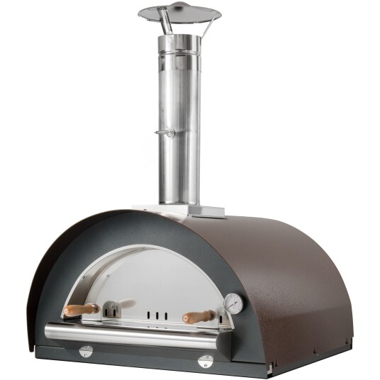 Clementi Family Vedfyrt Pizzaovn 80x60 cm Kobber