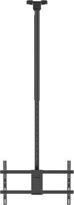 Deltaco Office mounting kit - telescopic - for flat panel - 1090-1690 mm 60 kg - black - Max 60 kg - recommended for 86"