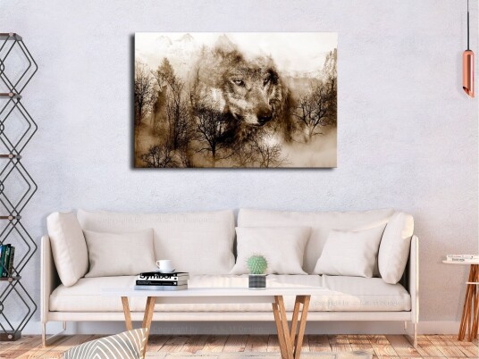 Tavle Mountain Predator 1 Part Wide Brown 90X60 Artgeist sp. z o. o.