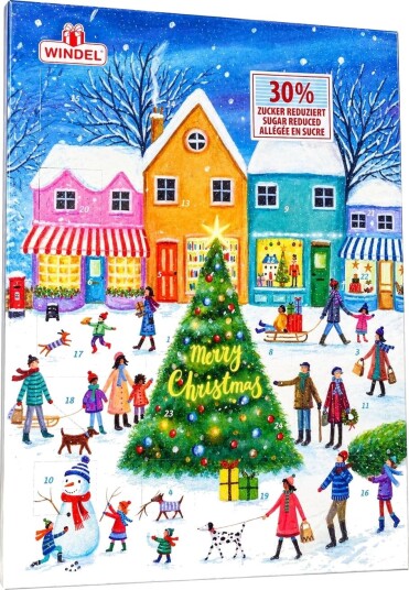 Adventskalender Windel 30% Less Sugar Sjokolade 2026 Adventskalender Windel 30% Less Sugar Sjokolade 2026