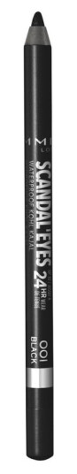 Rimmel London Rimmel Scandal'Eyes Waterproof Kohl Kajal #001 Black 1,2g