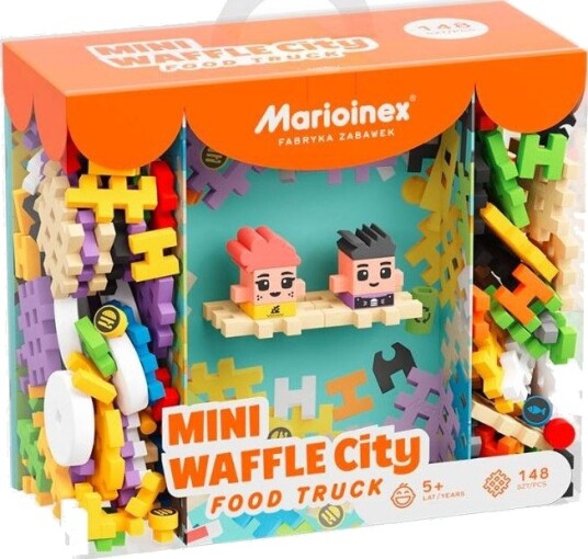 Marioinex Waffle City Food Truck Byggesett 148 Deler
