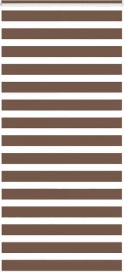 Sebragardin brun 100x200 cm stoff bredde 95,9 polyester