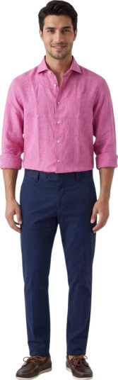 Borriello Napoli Herre Skjorter Rosa L,