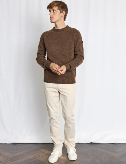 Bruun & Stengade Bs Baldor Regular Fit Knitwear - Brown - XXL
