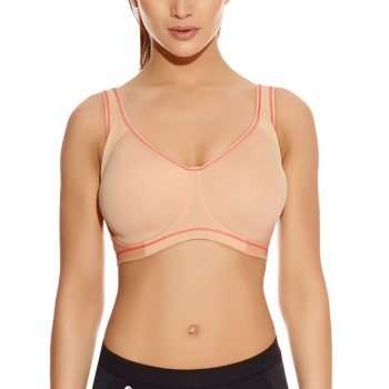 Freya BH Sonic Underwirød Moulded Sports Bra Beige F 70 Dame