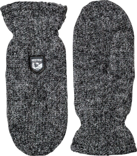 Hestra Basic Wool Mitt Charcoal 7