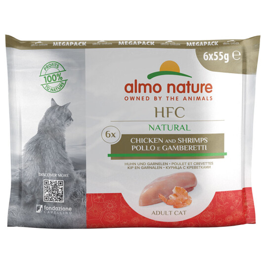 Almo Nature Hfc Pouch 6 X 55 G Kylling & Reker