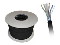 Alantec Samlet Kabel 305 M Foliebelagt Uskjermet Tvinnet Kabelpar F/Utp Cat 6E Utendørs Solid Svart KIF6OUTS305