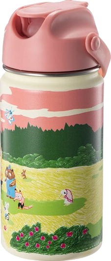 Modern House - Bukkene Bruse drikkeflaske 0,4L back to school rosa