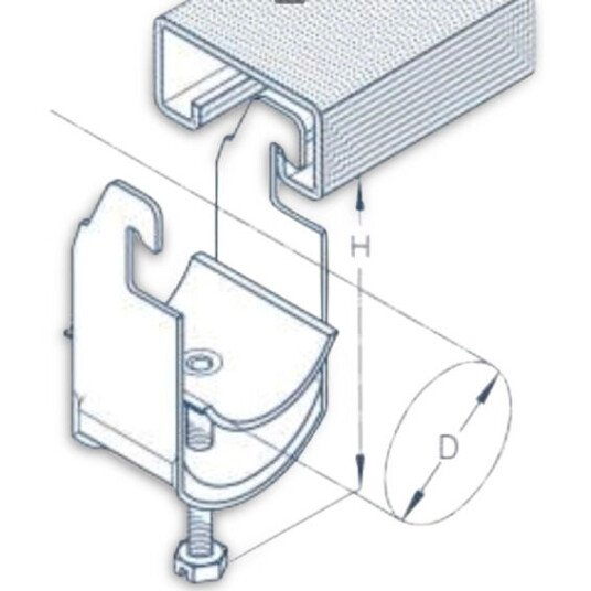 JFKnudtzen Kabelholder AC 32 - 1331010