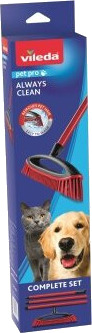 Vileda Pet Pro Always Clean Børste For Å Feie Pels Og Hår Vileda Pet Pro Always Clean Børste For Å Feie Pels Og Hår