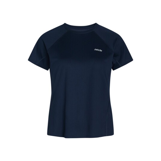 ZEBDIA Women Sports T-Shirt With Chest Print - Blue - M ZEBDIA Women Sports T-Shirt With Chest Print - Blue - M