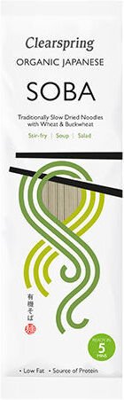 Clearspring Soba nudler (hvete & bokhvete) Ø