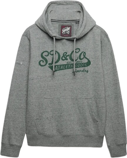 Superdry Vintage Script Hood Grey XXXL Superdry Vintage Script Hood Grey XXXL