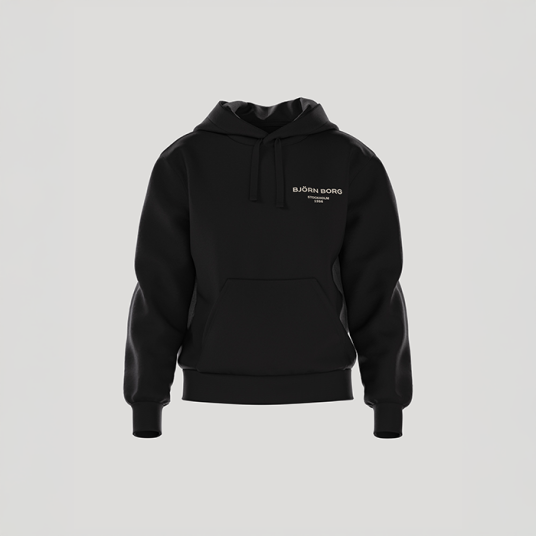 Björn Borg Essential Hettegenser Svart Black M Björn Borg Essential Hettegenser Svart Black M