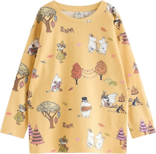 Lindex Moomin Long Sleeved Top DUSTY YELLOW 92