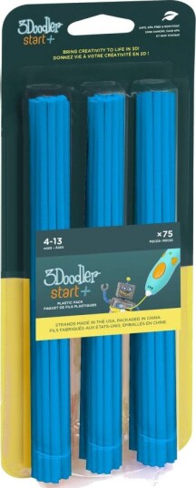 3Doodler Start+ Filament Blå 75 stk