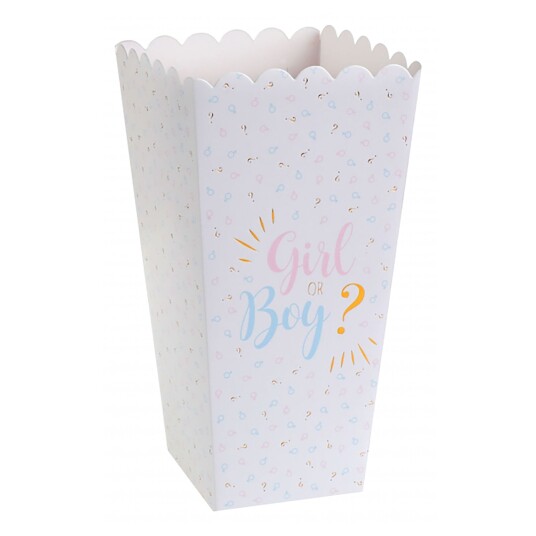 Santex Popcornbeger Girl or Boy - 8-pakning