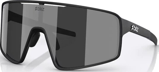 Bliz P001 X-Large sykkelbriller matt svart/smoke/silver mirror
