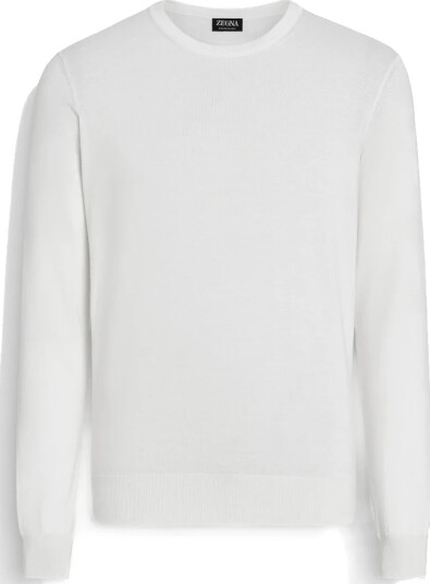 Zegna Herre Strikkevarer Hvit 4XL,