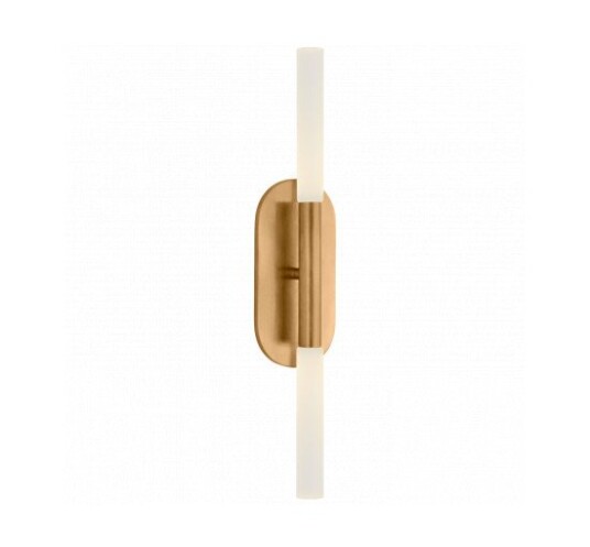 Rousseau Medium Vanity Sconce Antique-Burnished Brass Rousseau Medium Vanity Sconce Antique-Burnished Brass