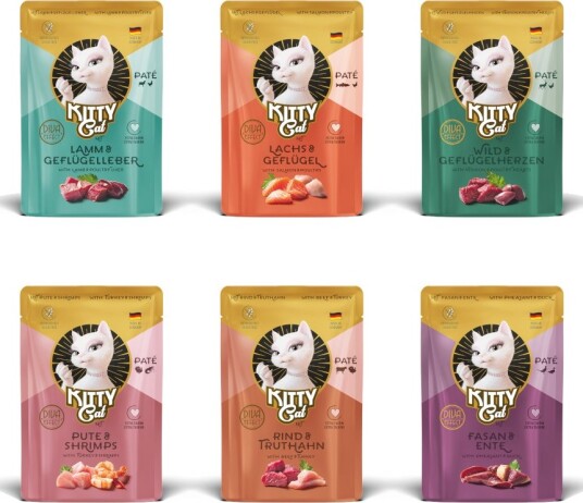 Kitty Cat Paté Våtfôr Blandet Pakke II 6 Varianter 6x85g