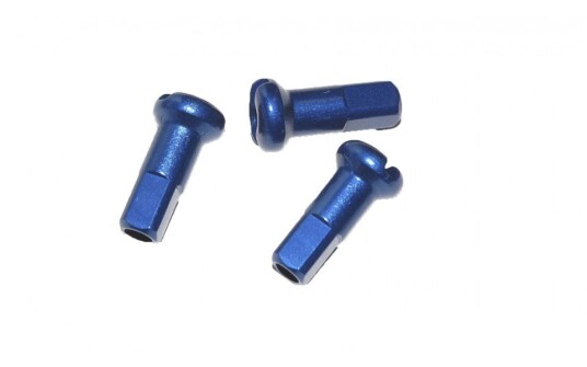 10 stk Nippler DT Swiss 2,0 x 12 mm Aluminium Blå