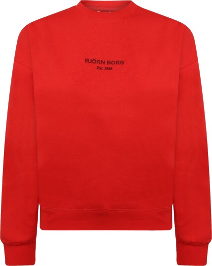 Björn Borg Borg Boyfriend Sweatshirt FLAME SCARLET XL Björn Borg Borg Boyfriend Sweatshirt FLAME SCARLET XL
