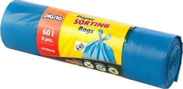 Søppelsekker Plast Blå 60L 8 Stk Søppelsekker Plast Blå 60L 8 Stk